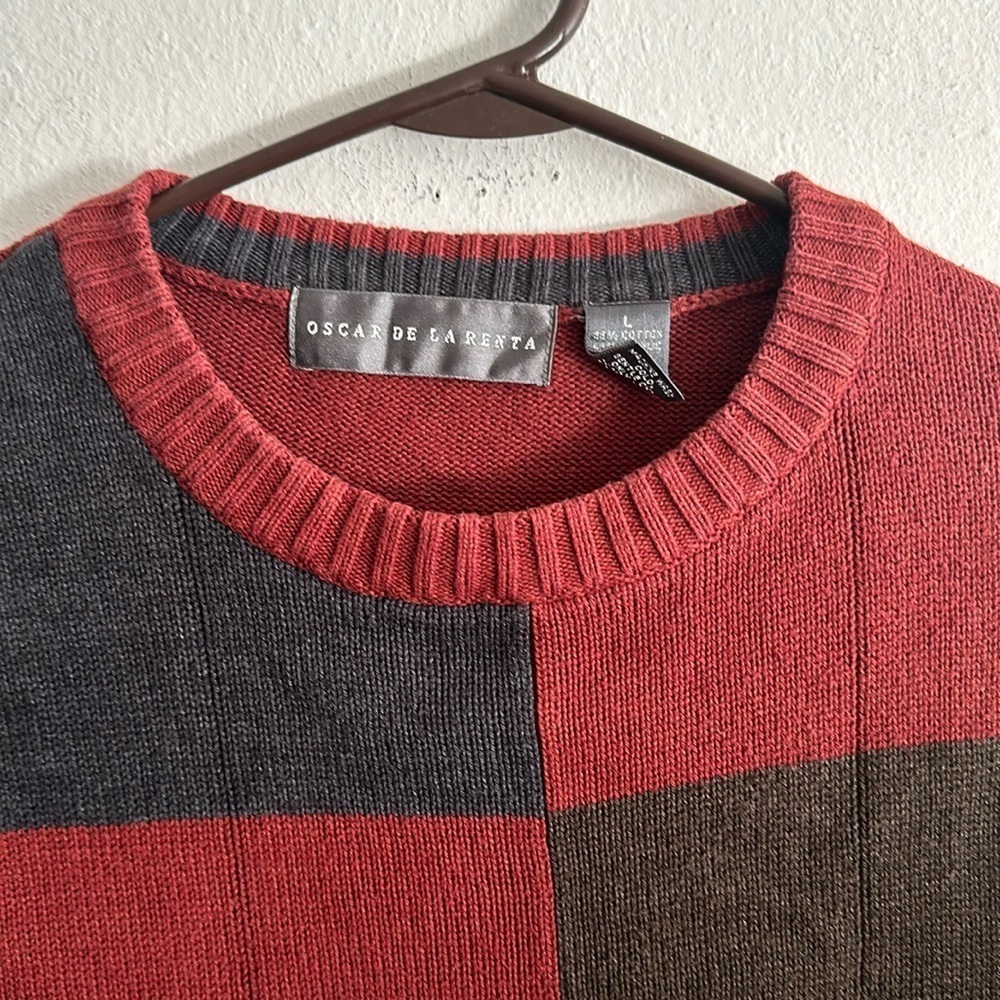 Oscar de la renta grandpa old 
sweater size large men’s